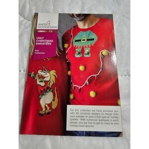 Anita Goodesign Ugly Christmas Sweaters Embroidery Designs CD Full Collection